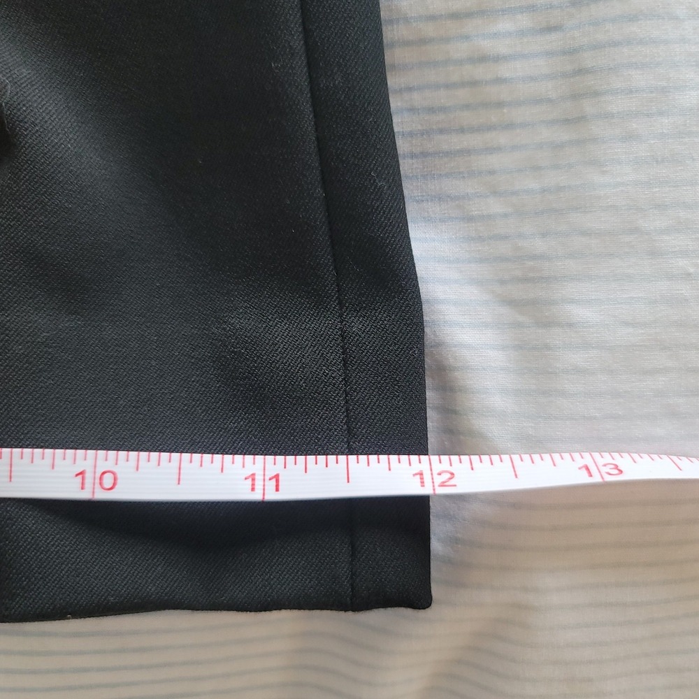 Womens Lauren Ralph Lauren Black Wide Leg Sailor Trouser Pants Gold Button Sz 16 - Picture 9 of 9